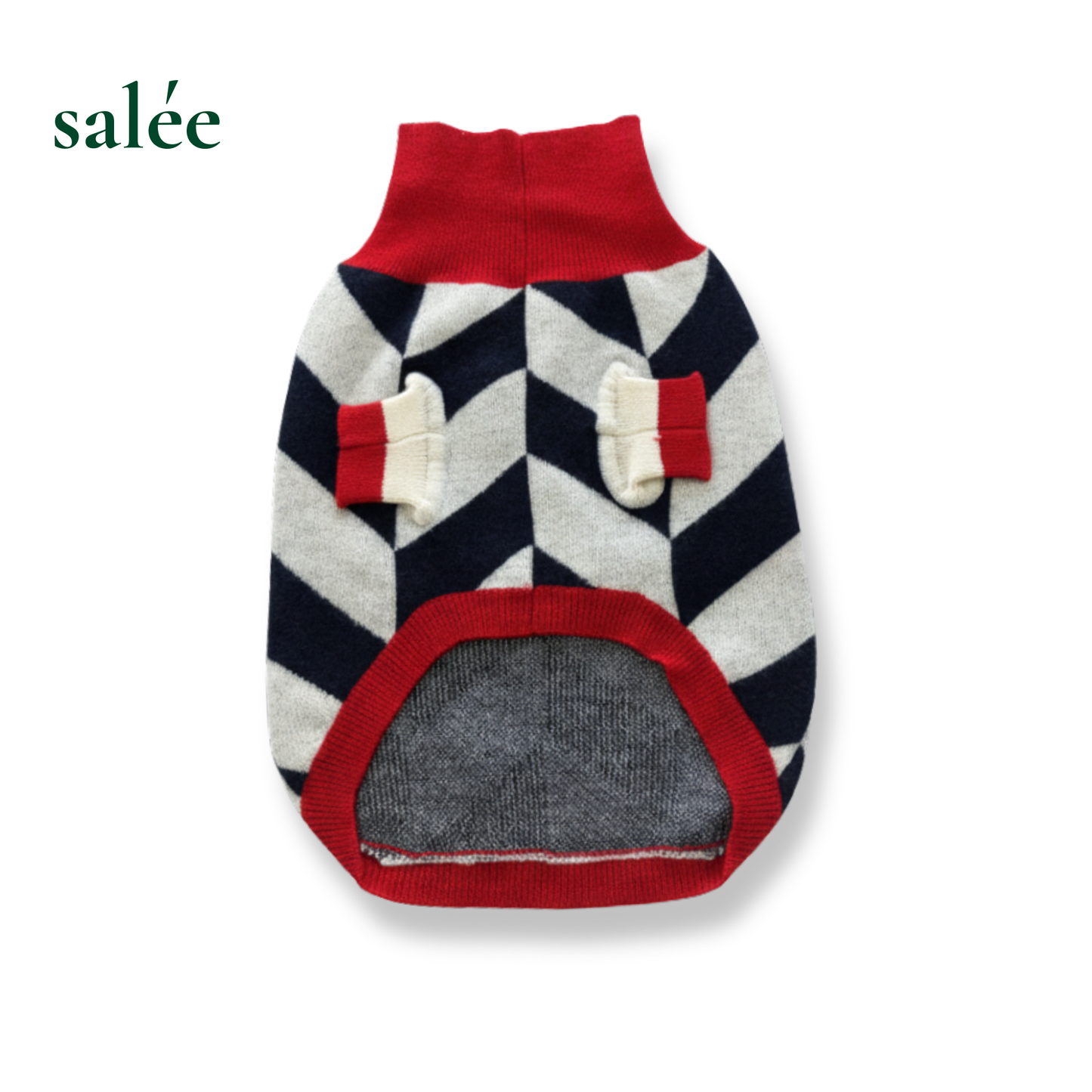 Chevron 100% Cashmere Sweater